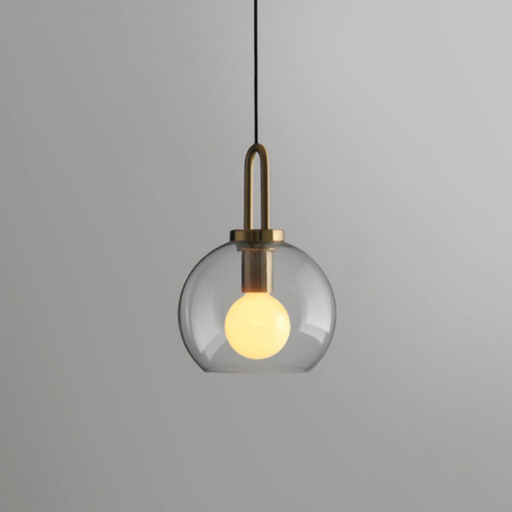 Lampa wisząca Pendulum z szklanym kloszem