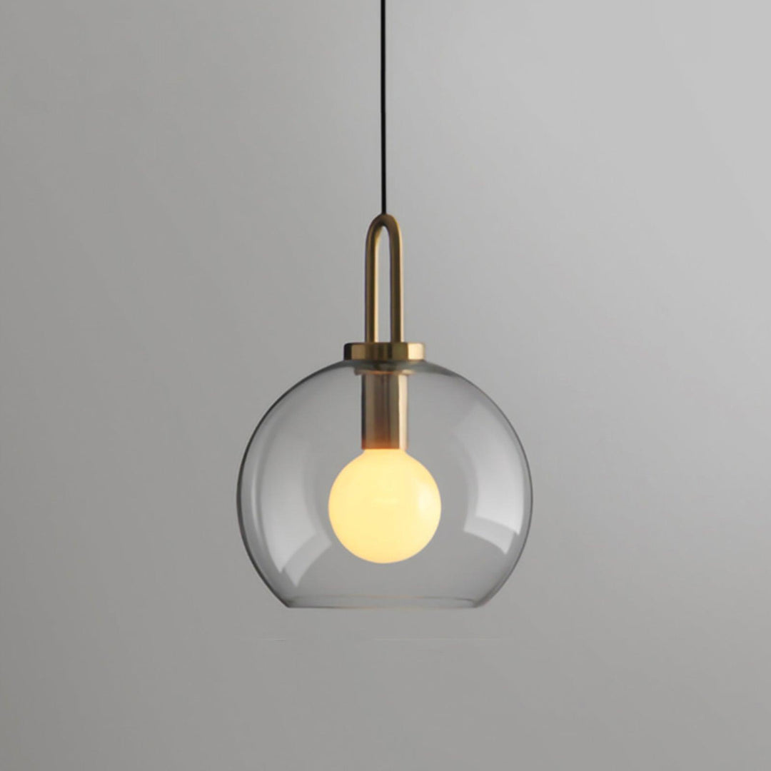 Lampa wisząca Pendulum z szklanym kloszem