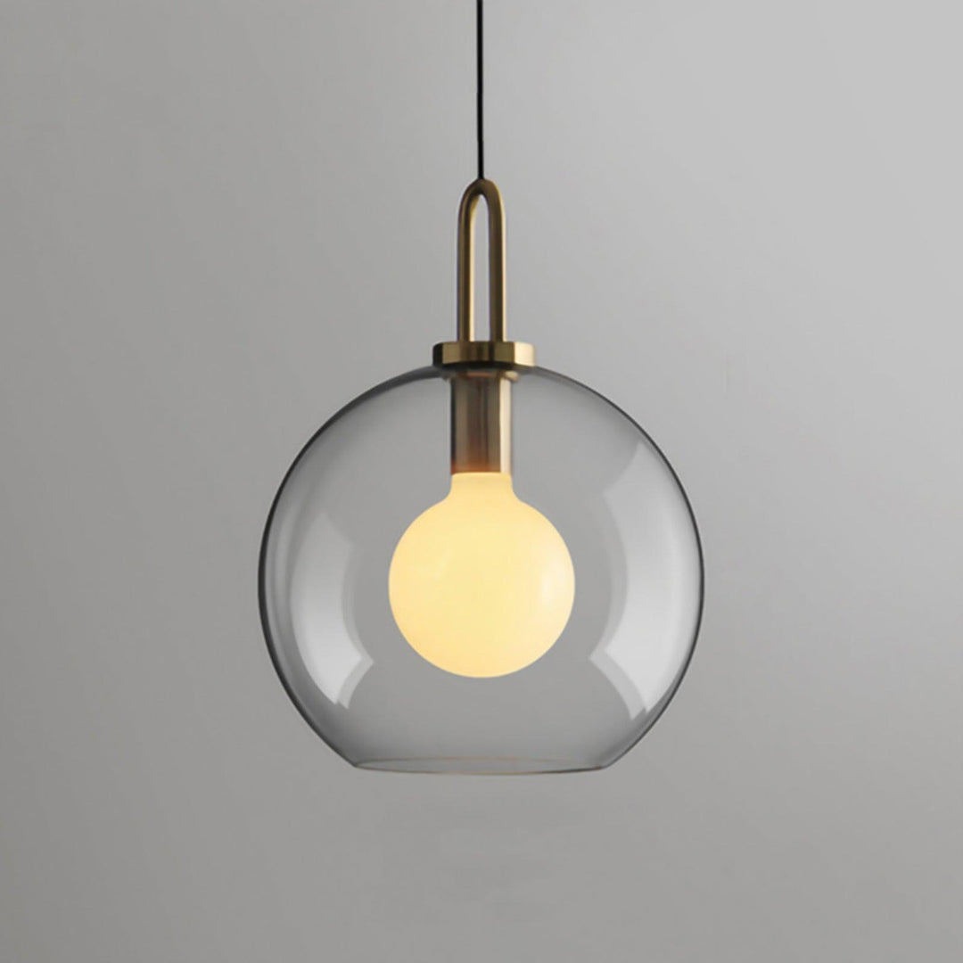 Lampa wisząca Pendulum z szklanym kloszem