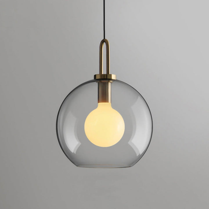 Lampa wisząca Pendulum z szklanym kloszem