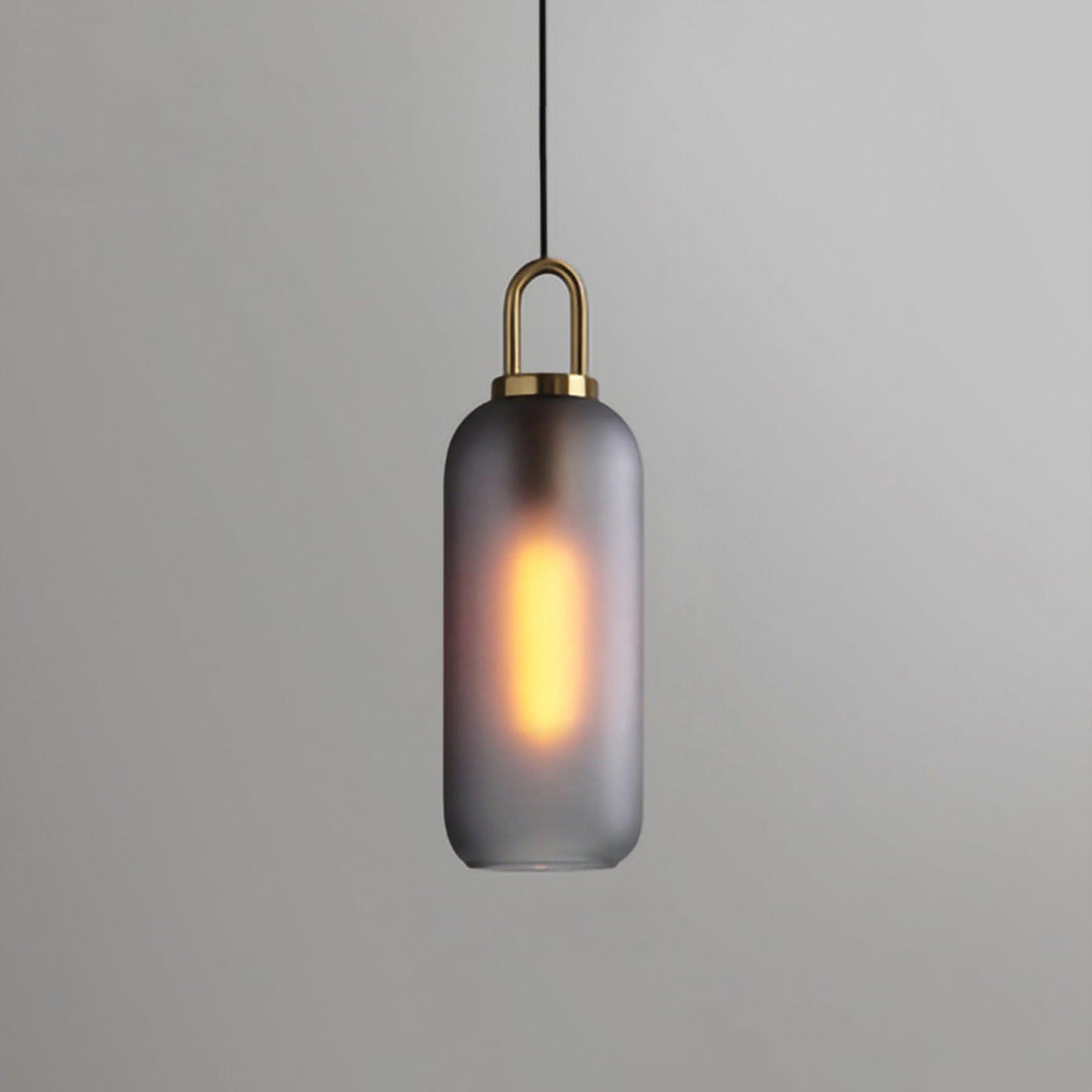 Lampa wisząca Pendulum z szklanym kloszem