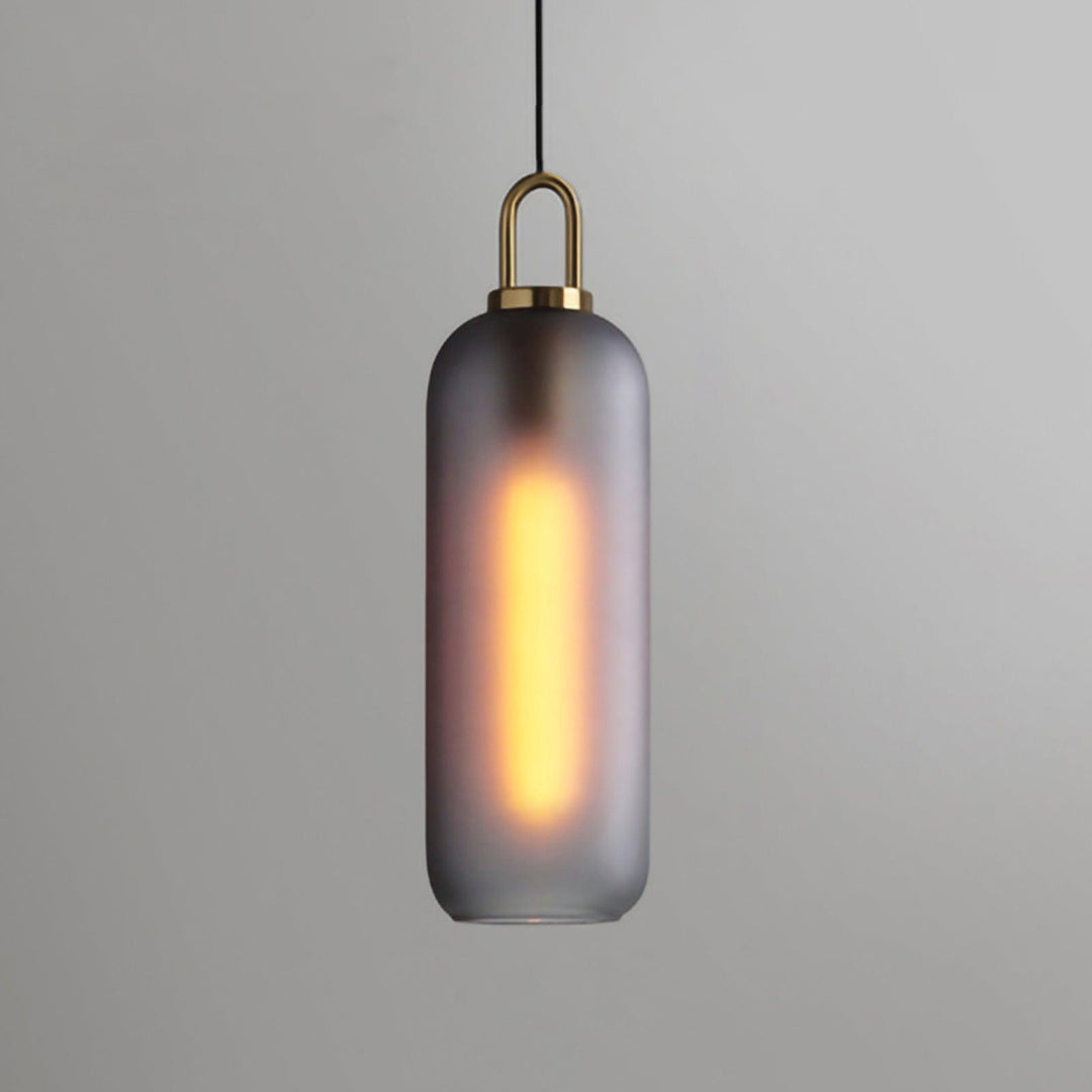 Lampa wisząca Pendulum z szklanym kloszem