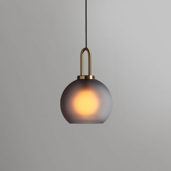 Lampa wisząca Pendulum z szklanym kloszem