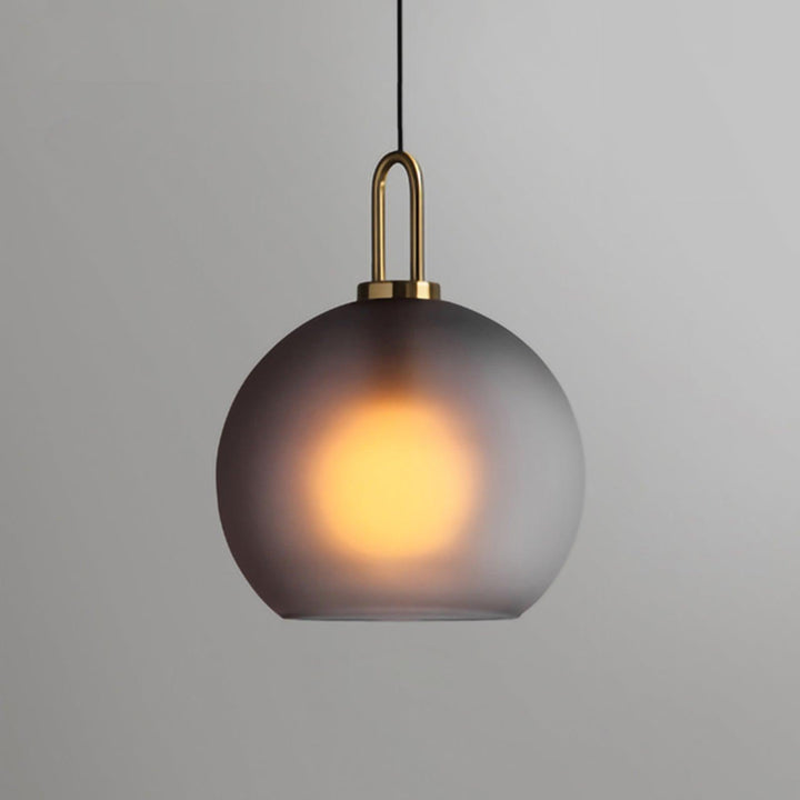Lampa wisząca Pendulum z szklanym kloszem