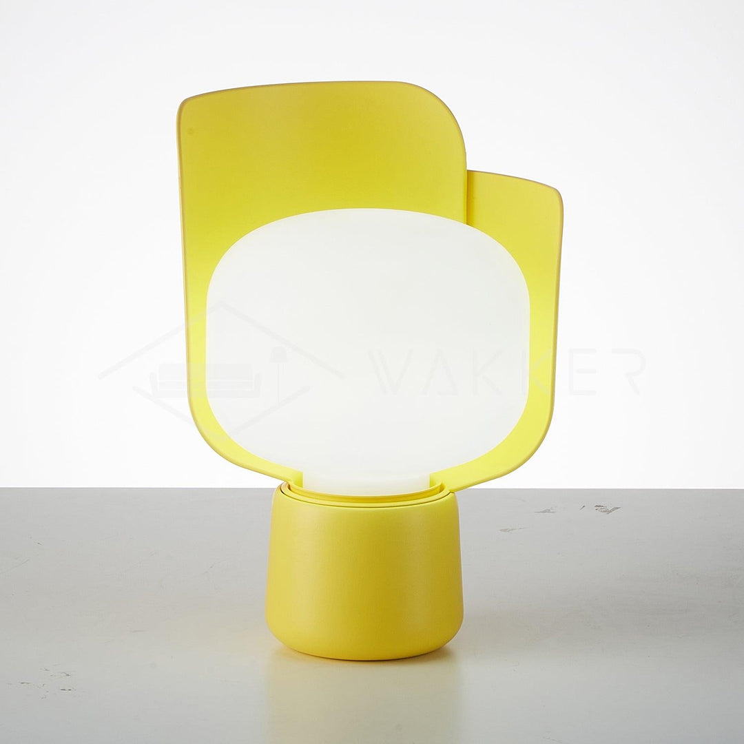 Szklana lampa stołowa Petals