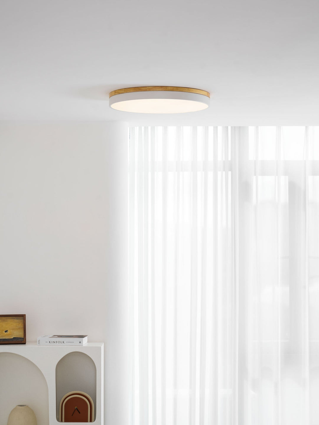Lampa sufitowa Zara Circular Wood