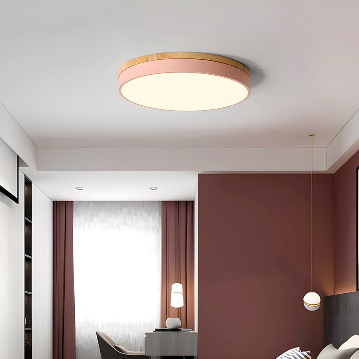 Lampa sufitowa Zara Circular Wood