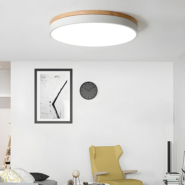 Lampa sufitowa Zara Circular Wood