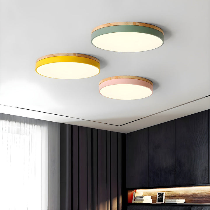 Lampa sufitowa Zara Circular Wood