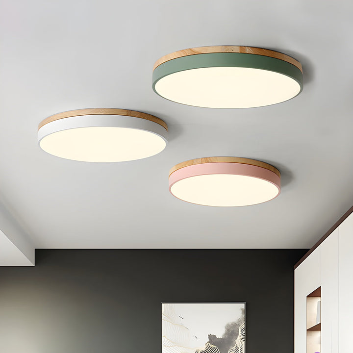 Lampa sufitowa Zara Circular Wood