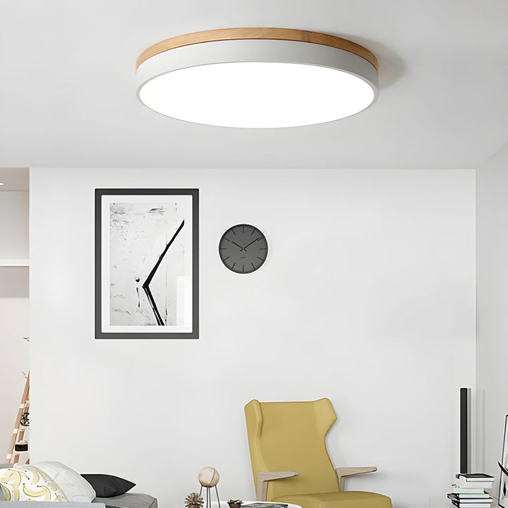 Lampa sufitowa Zara Circular Wood
