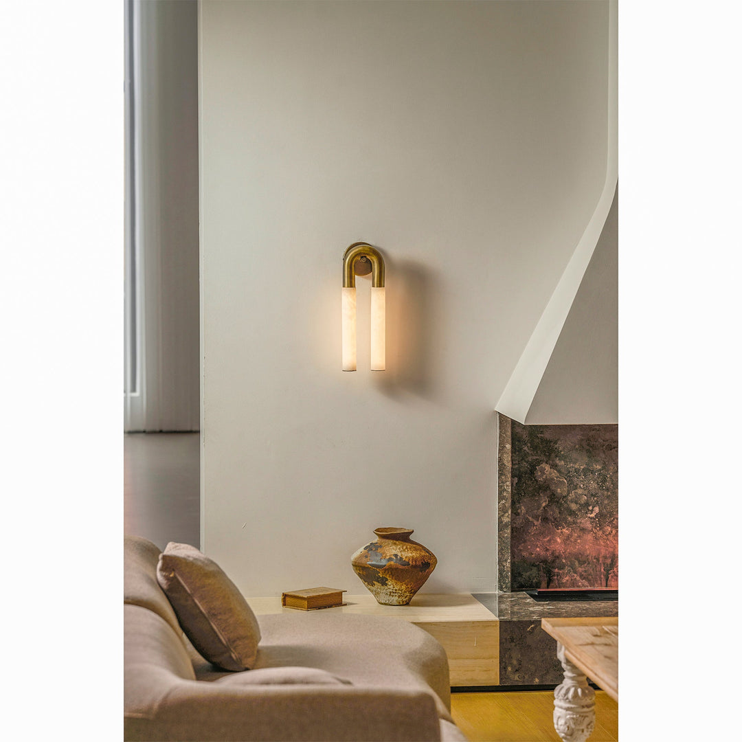 Kinkiet Arch Alabaster