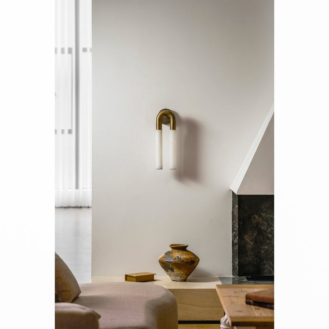 Kinkiet Arch Alabaster