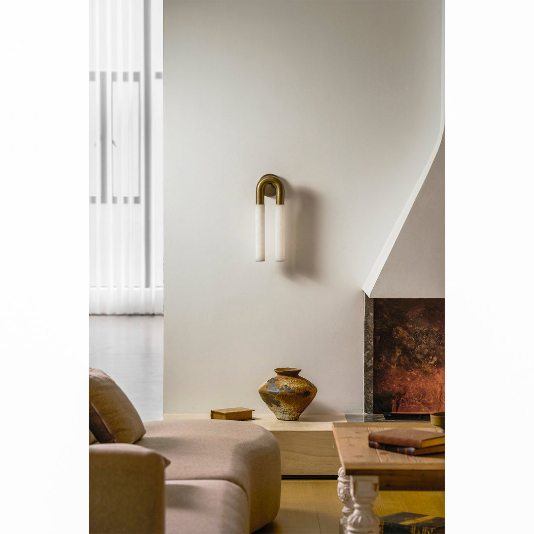 Kinkiet Arch Alabaster
