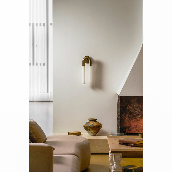 Kinkiet Arch Alabaster