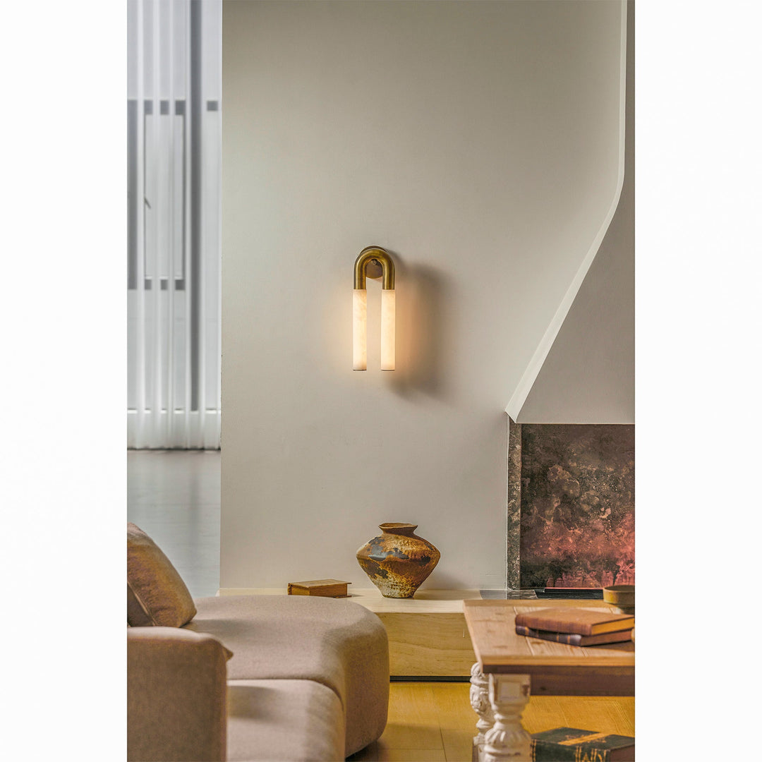 Kinkiet Arch Alabaster