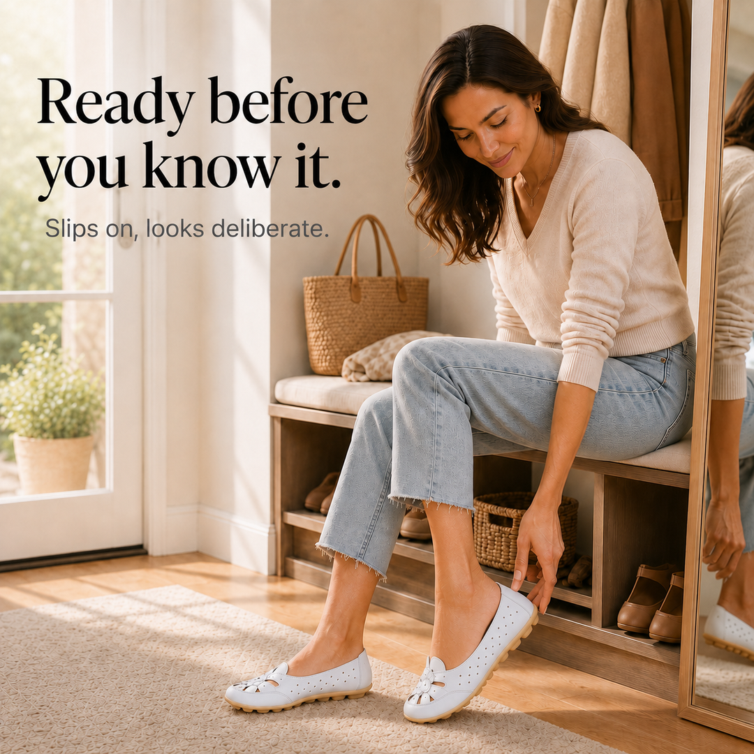 Wearbella – Perforowane Wykonane Z Tkaniny Niskie Mokasyny