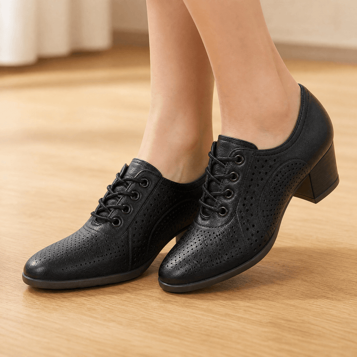 Aerella – Kobiece Oddychające Perforowane Buty na Słupku
