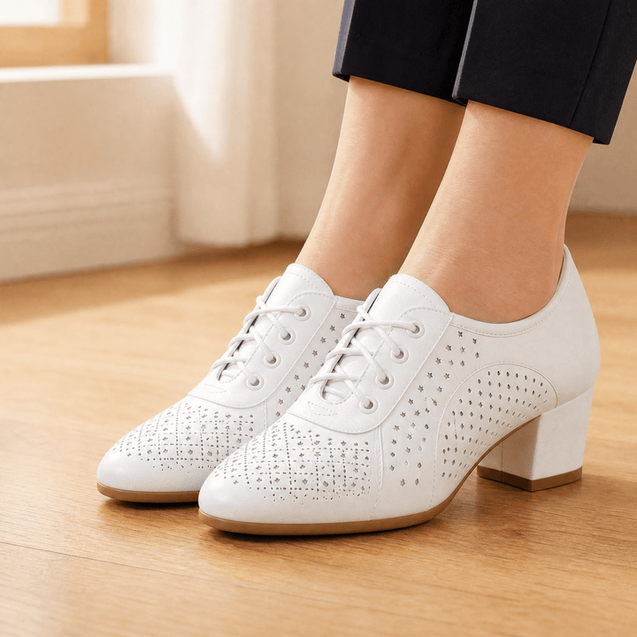 Aerella – Kobiece Oddychające Perforowane Buty na Słupku