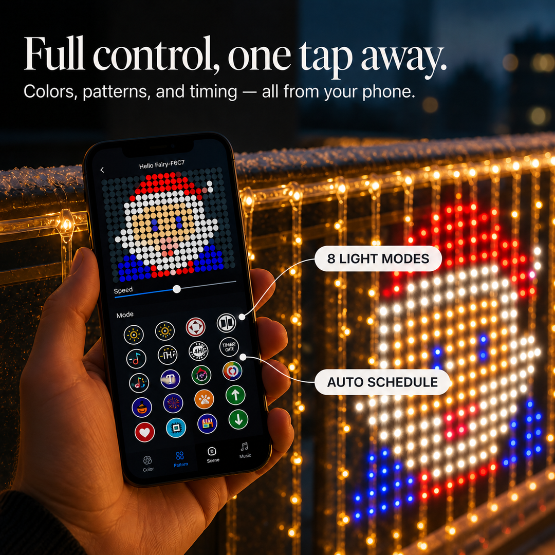 Glowveil – Zdalnie Sterowane LED Zasłony
