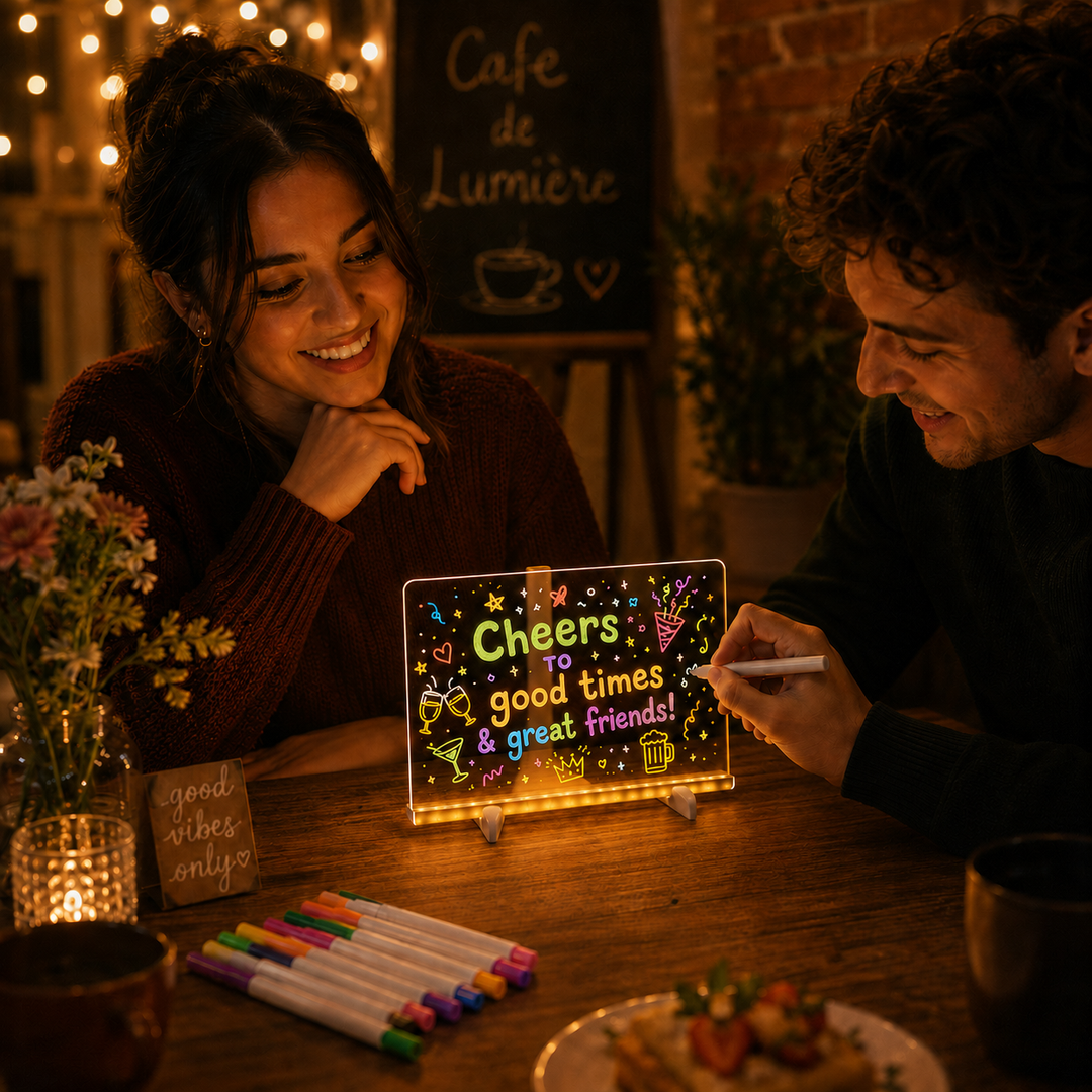 Lumidoodle – Podświetlana akrylowa tablica do rysowania LED