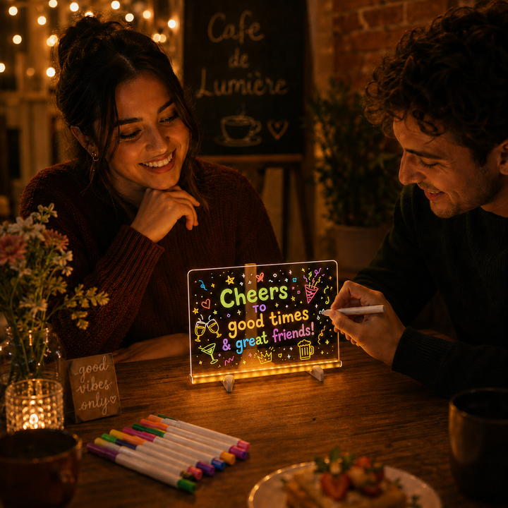 Lumidoodle – Podświetlana akrylowa tablica do rysowania LED
