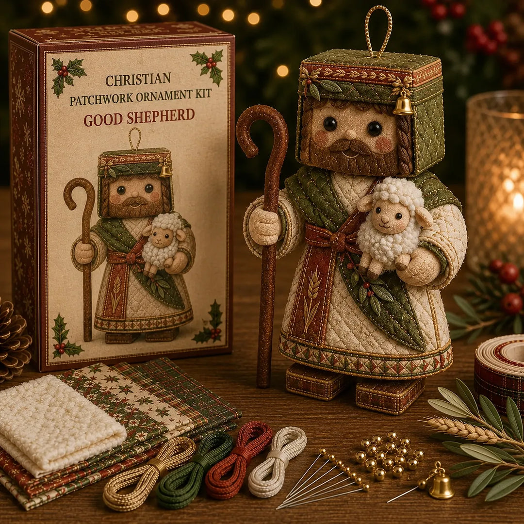 Faithcraft – Zestaw do tworzenia ornamentu Bożonarodzeniowego bez szycia