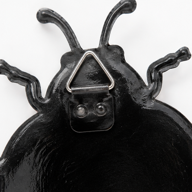 Bloomly – Zestaw dekoracji ściennej z metalu 3D w kształcie pszczoły, motyla i biedronki, ręcznie malowane, odporne na warunki atmosferyczne, 3 sztuki