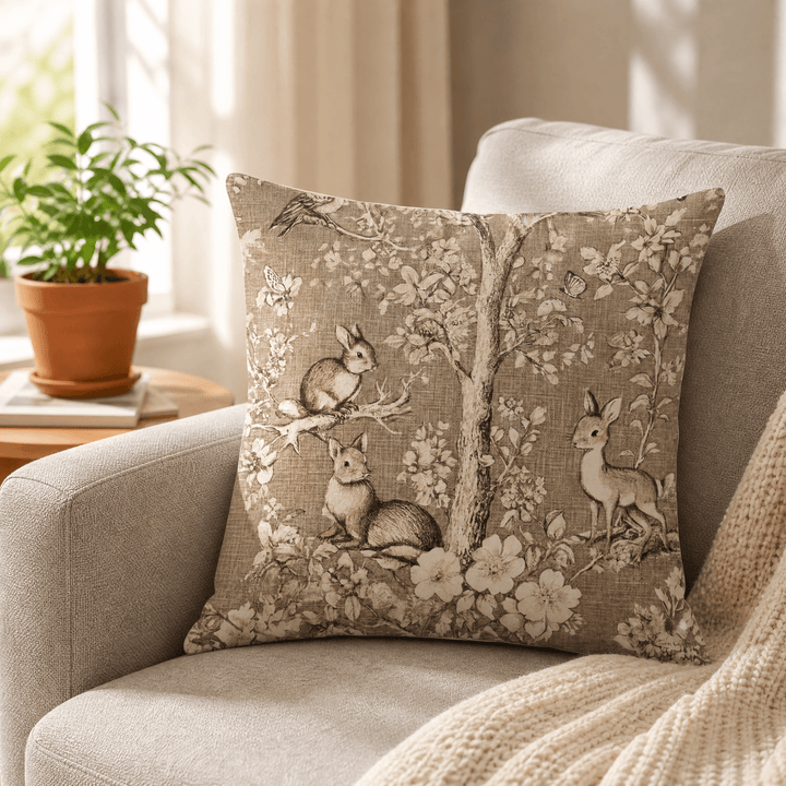 Bloomshire – Vintage Botaniczne Pokrowce na Poduszki