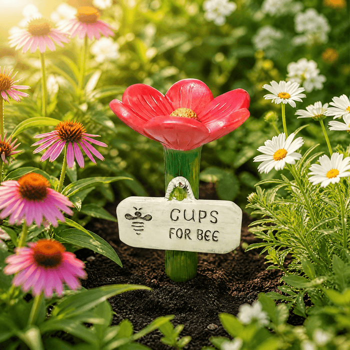 Bloomsip – Stacja do podlewania pszczół w kształcie kwiatu