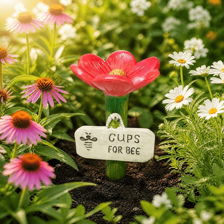 Bloomsip – Stacja do podlewania pszczół w kształcie kwiatu