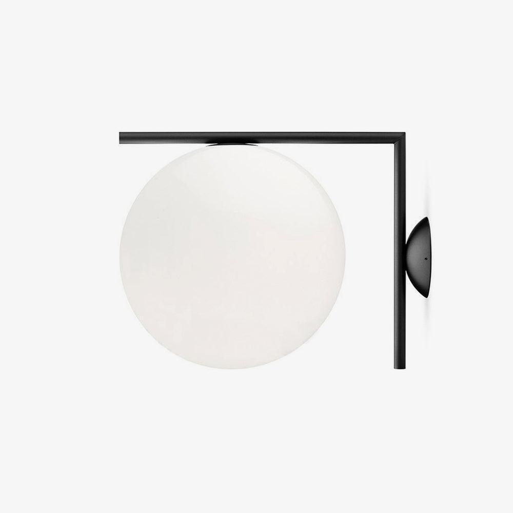 Lampa Ścienna z Opalizowanego Szkła