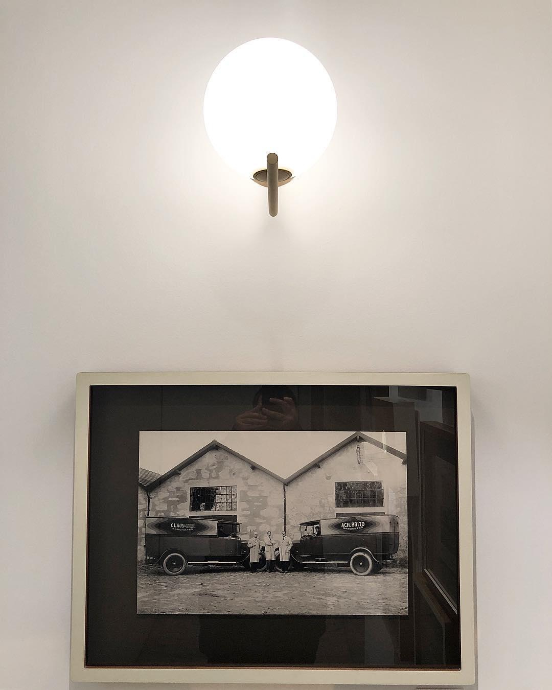 Lampa Ścienna z Opalizowanego Szkła