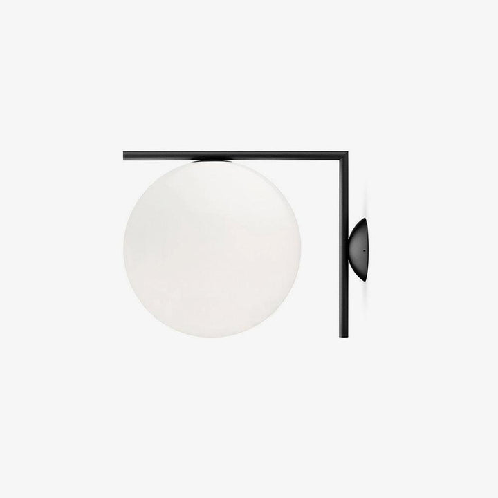 Lampa Ścienna z Opalizowanego Szkła