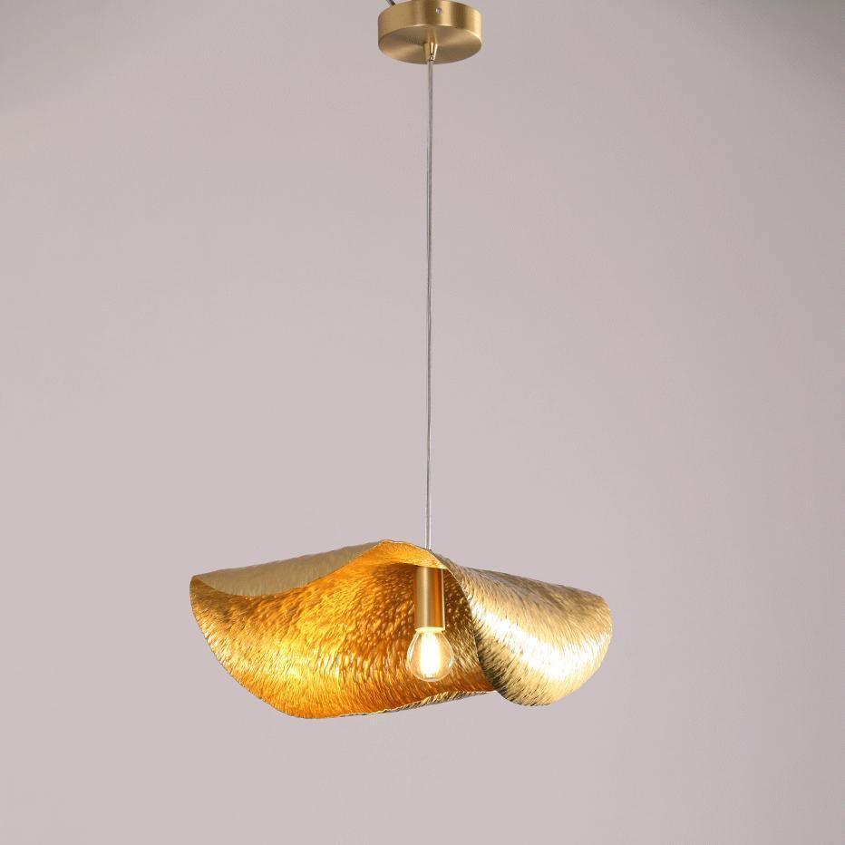 Wisząca lampa młotkowana