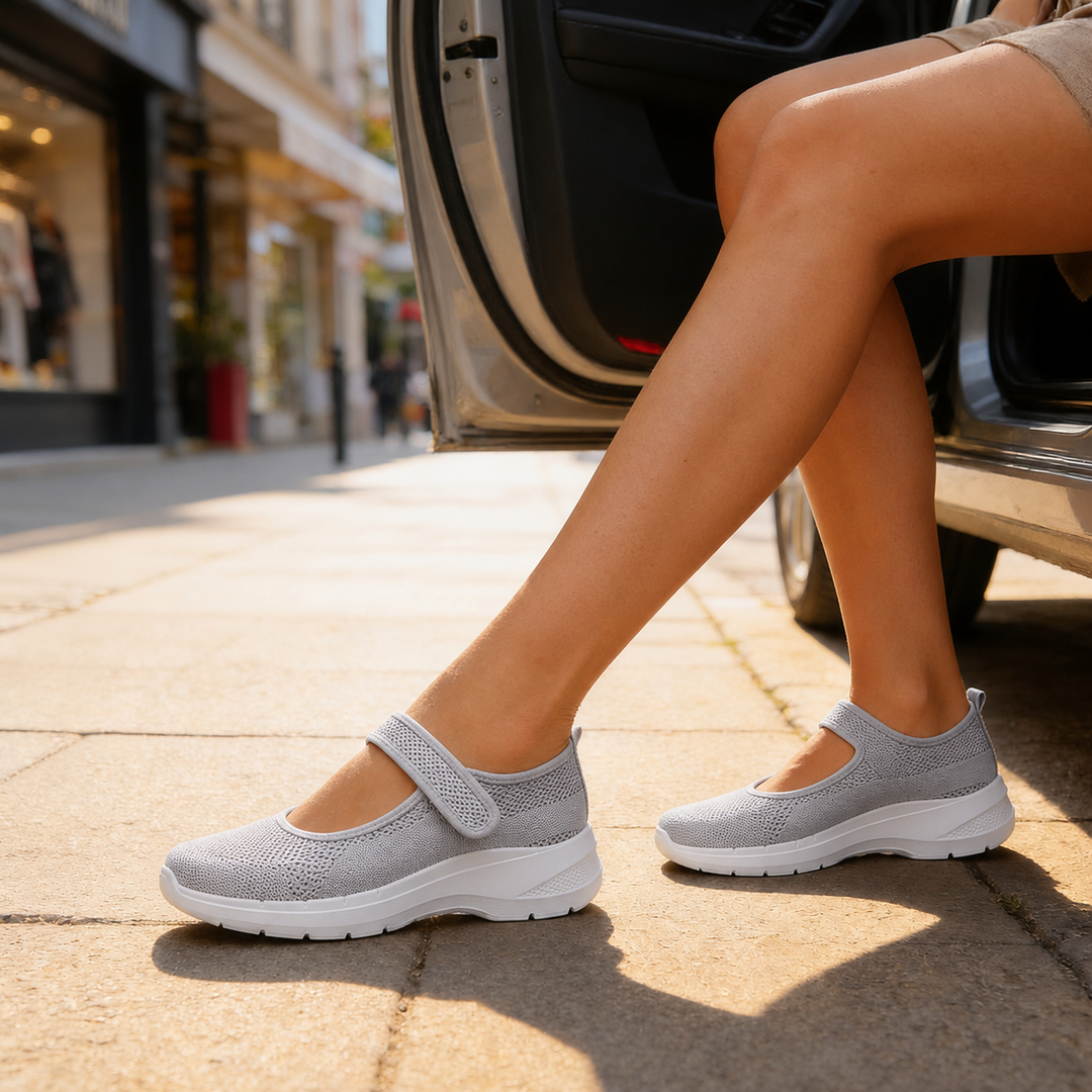 Elevana – Oddychające sneakersy z siateczki na regulowanym pasku