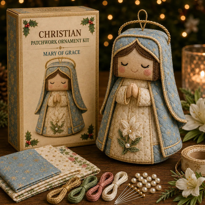 Faithcraft – Zestaw do tworzenia ornamentu Bożonarodzeniowego bez szycia