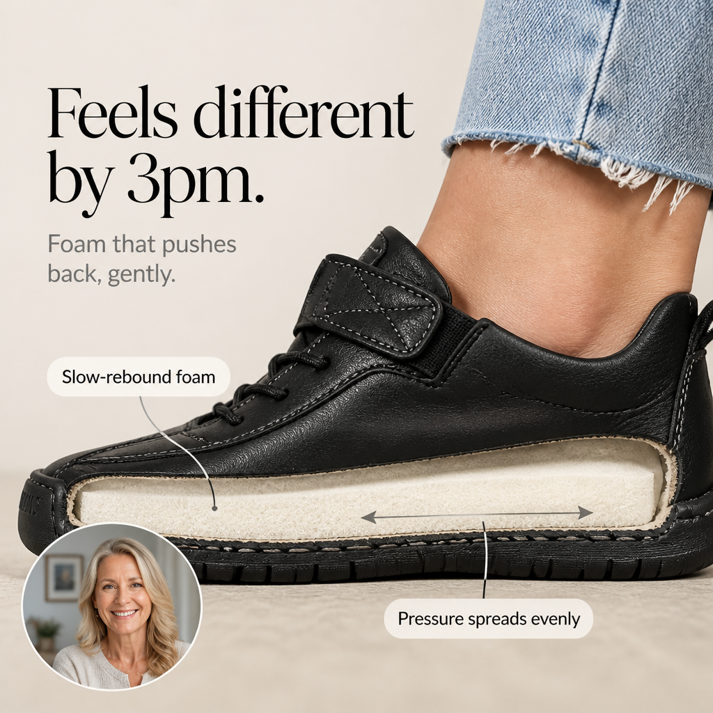 Easestep – Sneakersy do chodzenia z szerokim przodem