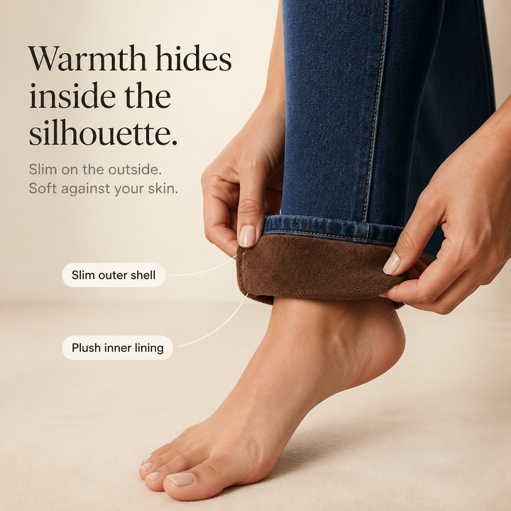 Thermabelle – Dżinsy skinny z pluszowym wykończeniem