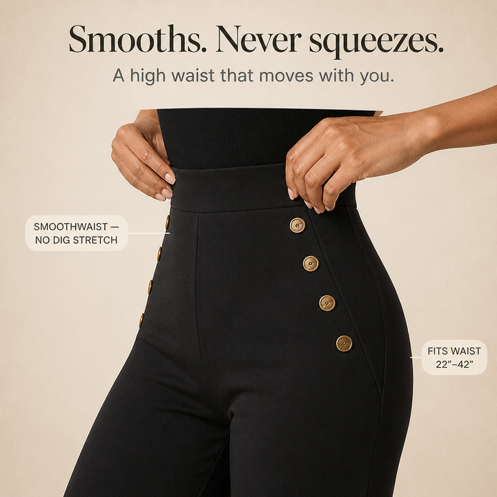 Smoothwaist – Spodnie z szerokimi nogawkami z ukrytymi panelami