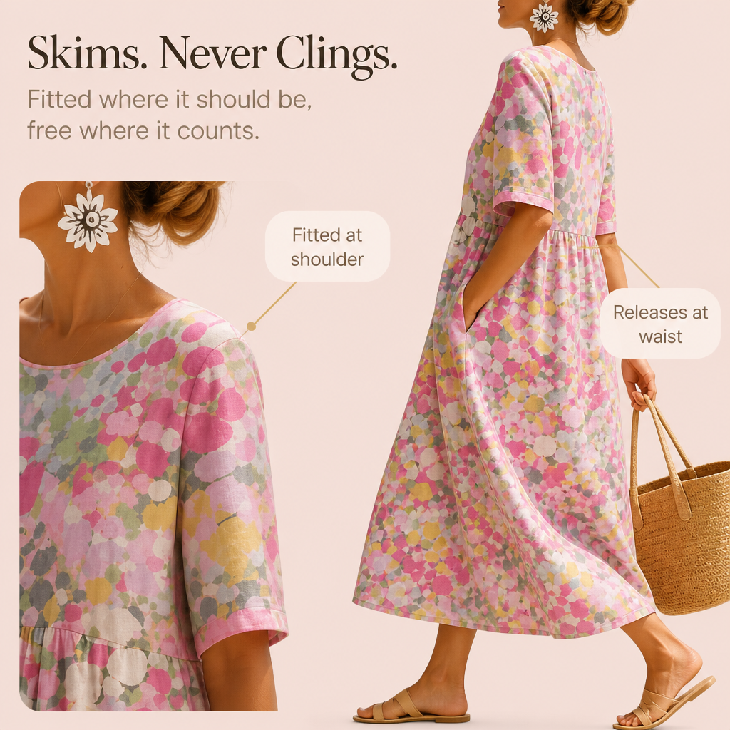 Wearbella – Midi Sukienka, Która Zakrywa Ręce, Nigdy Nie Przegrzewa