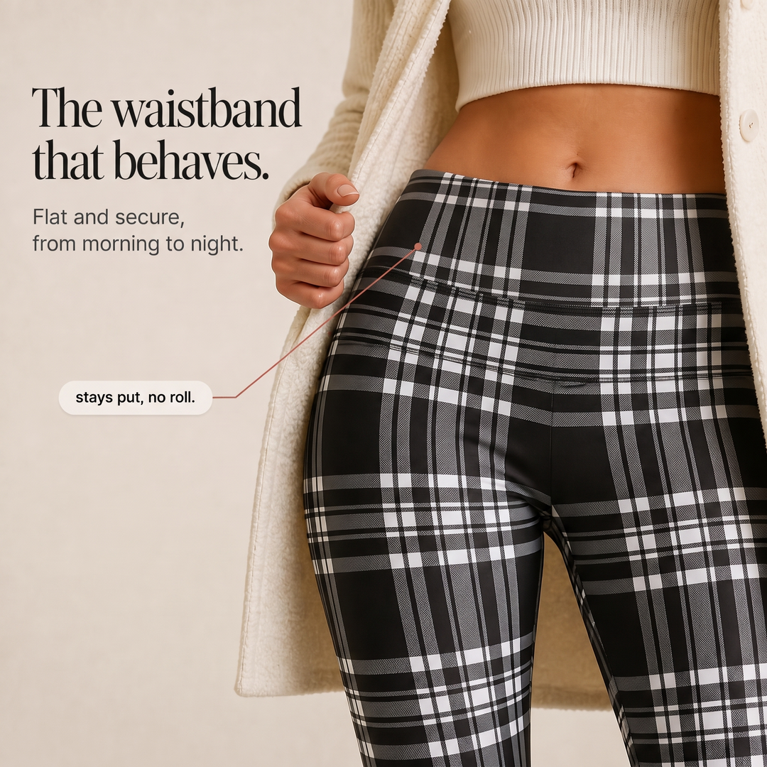 Wearbella – Ciepłe Legginsy Termalne z Wysokim Stanem i Szczotkowaną Podszewką