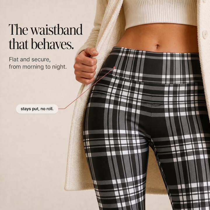 Wearbella – Ciepłe Legginsy Termalne z Wysokim Stanem i Szczotkowaną Podszewką