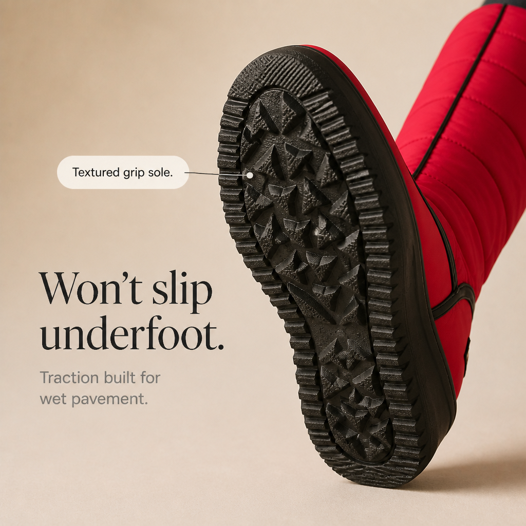 Wearbella – Botki z sztucznym futrem do kolan
