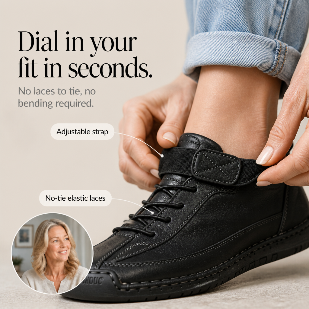 Easestep – Sneakersy do chodzenia z szerokim przodem
