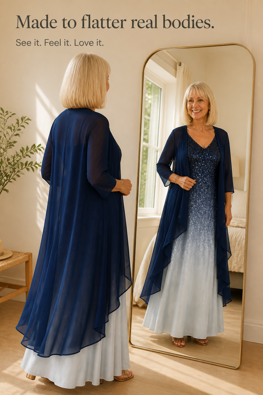 Wearbella – Zestaw sukienki maxi i narzutki