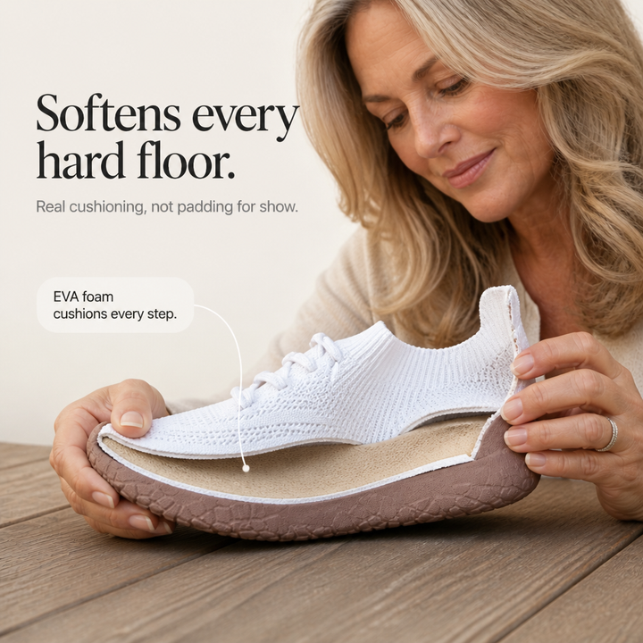 Cloudstep – Sneakersy Slip-On z Elastycznym Kołnierzem z Dzianiny
