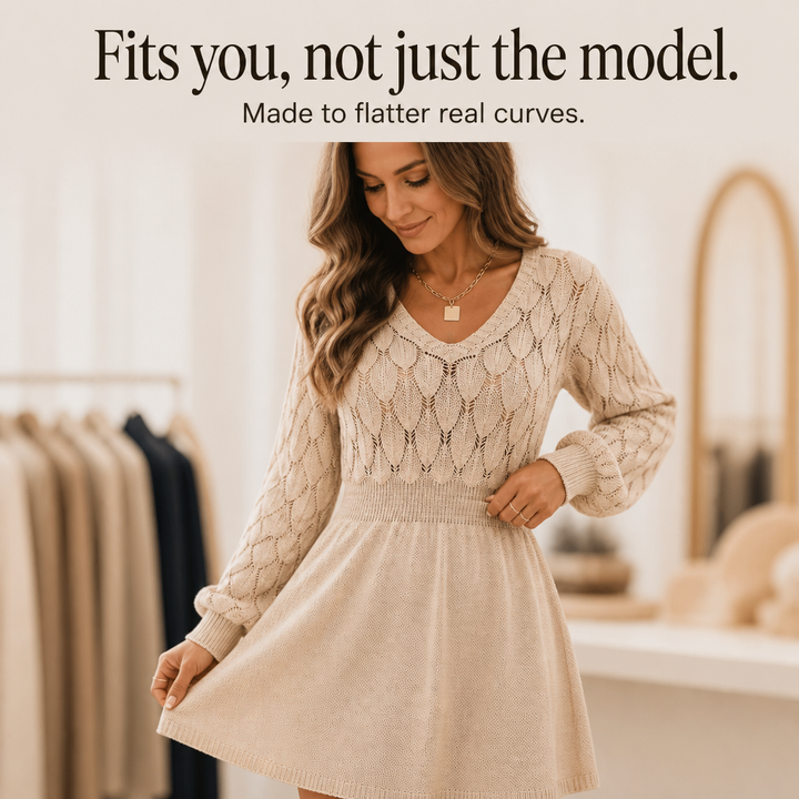 Wearlyn – Sukienka Sweter A-Linia