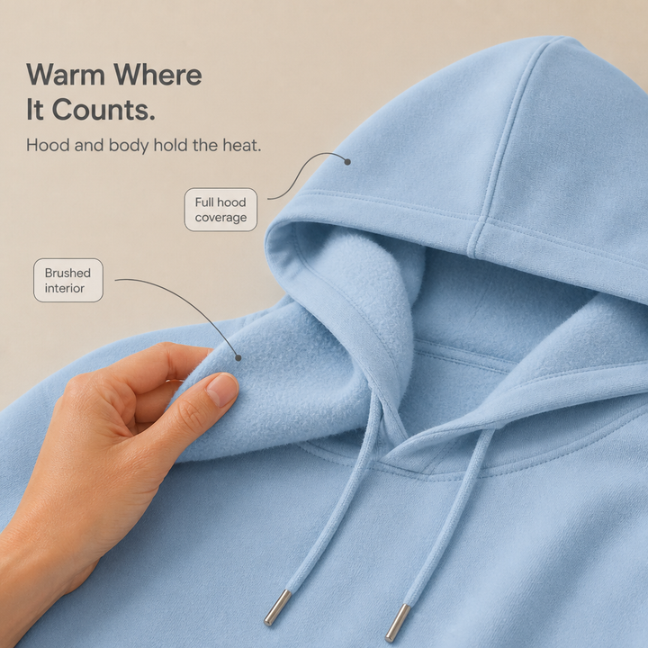 Wearlyn – Oversized Ponczo z Kapturem i Krótkim Rękawem