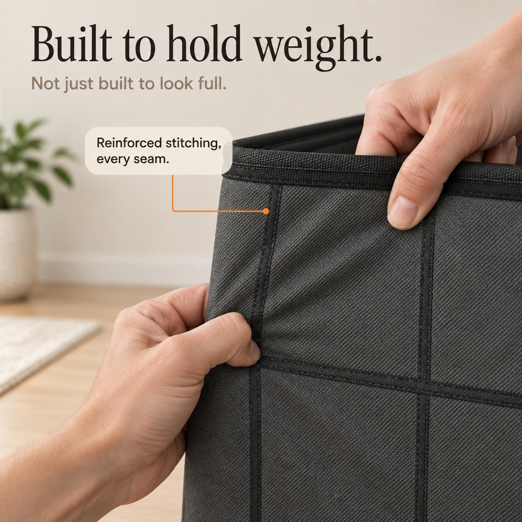 Stashly – Torba do przechowywania kołder z materiału non-woven z zamkiem błyskawicznym